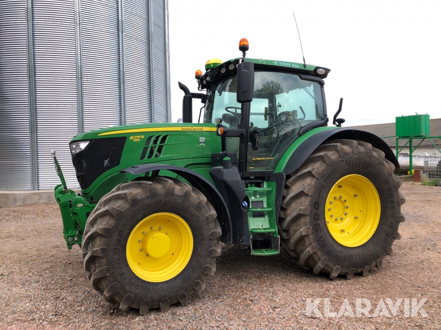 Traktor John Deere 6215R 383 h GPS / Radodlingshjul