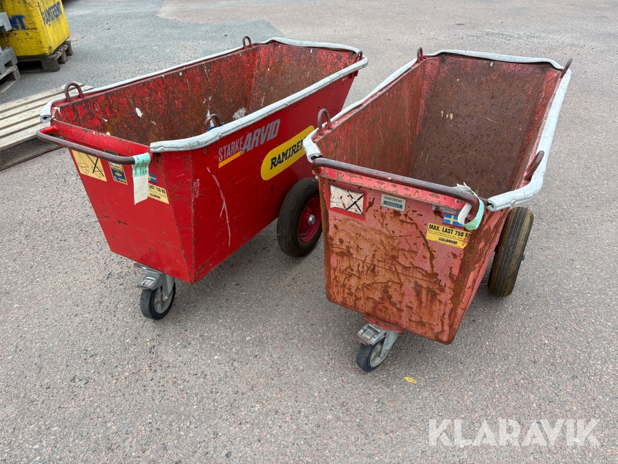 Fodervagn 2 st Starke Arvid 14000