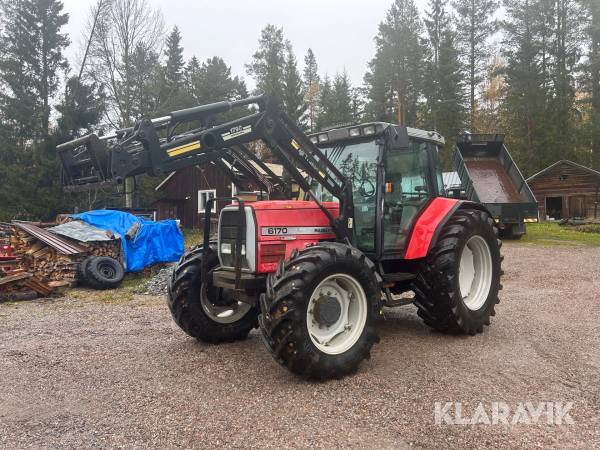 Traktor Massey Ferguson 6170 med lastare
