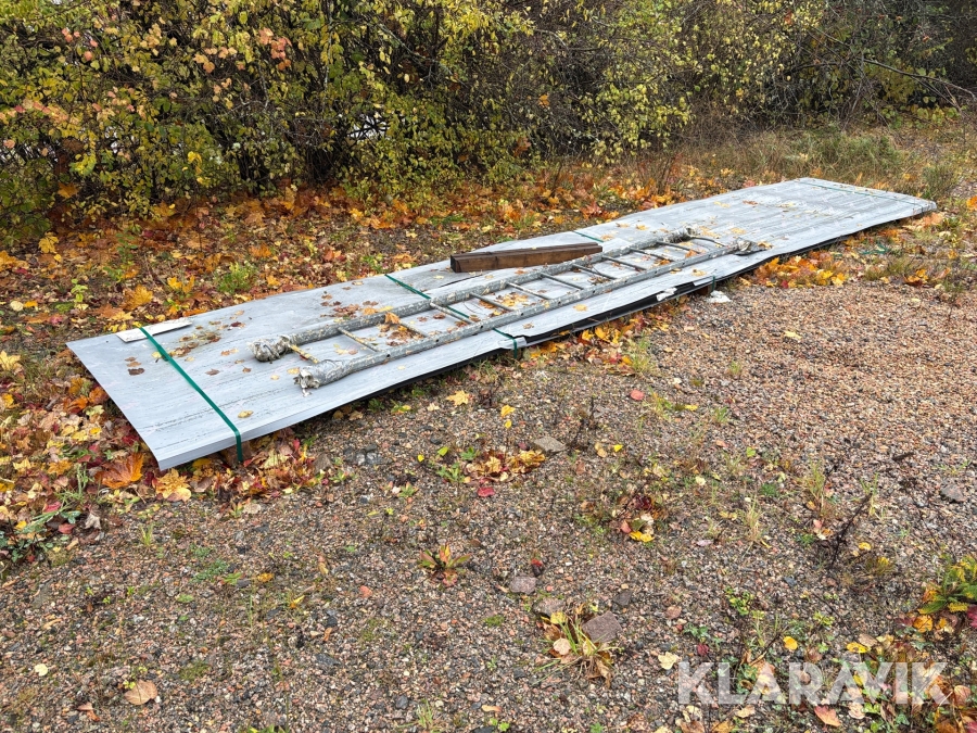 Korrugerad plåt 218 m2