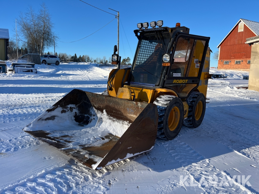 Kompaktlastare JCB 185 Turbo med redskap