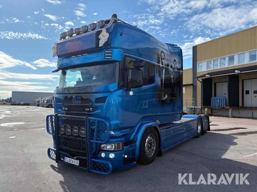 Dragbil Scania R500 longline Show truck lågmilare