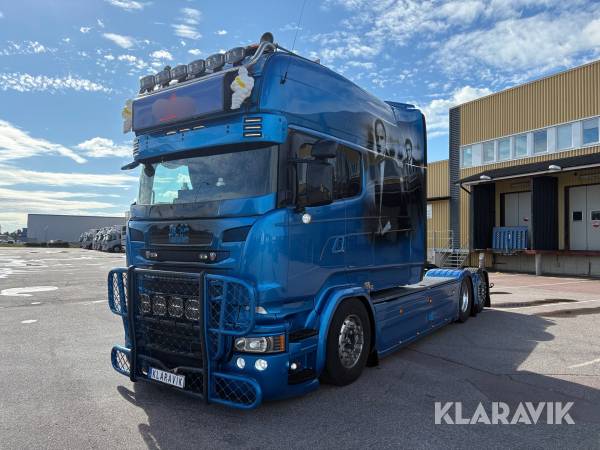 Dragbil Scania R500 longline Show truck lågmilare