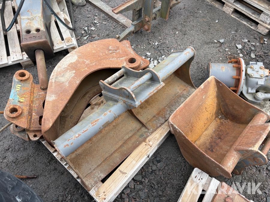 3st skopa & snabbfäste med S40-fäste