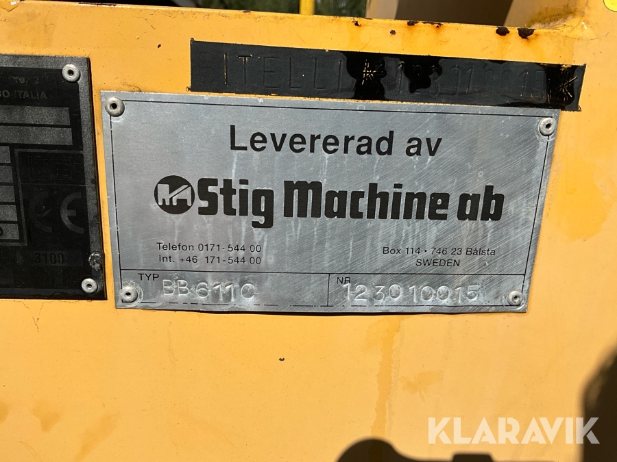 Asfaltsläggare Bitelli BB611C