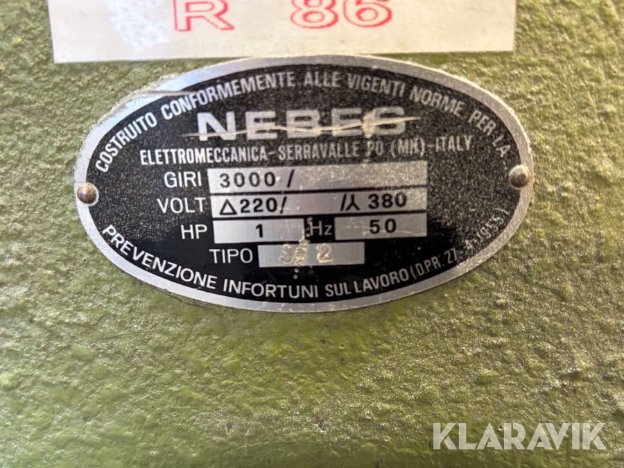 2-pelarslip Nebes 3000