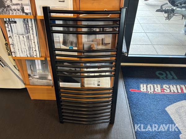 Handdukstork DS Radiator Svart med väggkonsoll