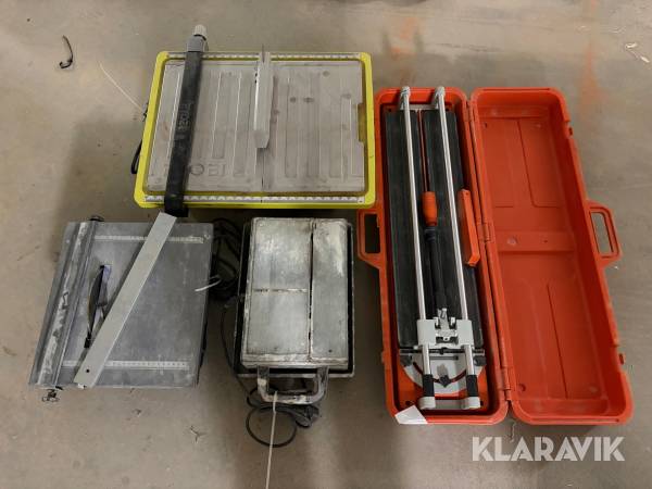 Parti med kakelskärare