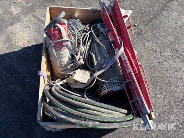 Dränkpumpar 2st med tillbehör