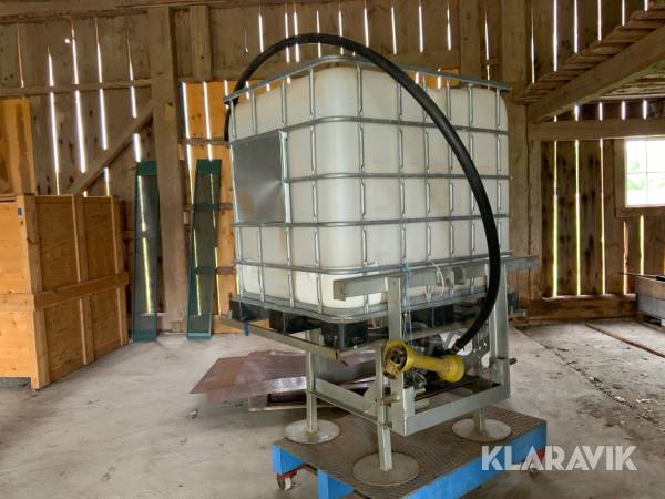 Vattentank IBC 1000l med motor