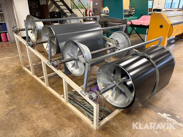 Plåtställ till  klippsträcka