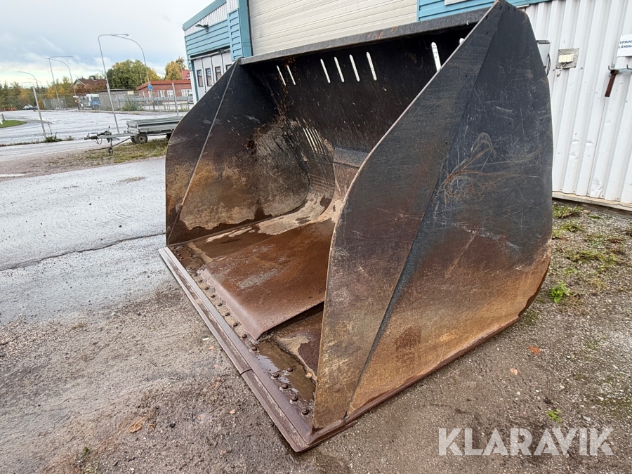 Lättmaterialskopa Volvo 3 m ca 7 m3 med Stora BM fäste