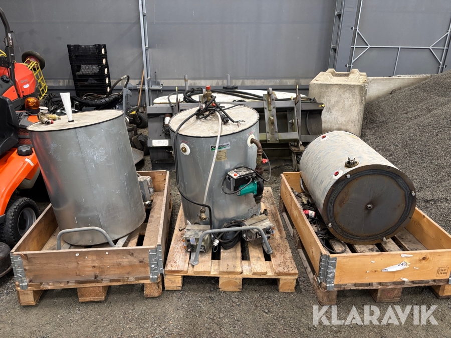 Fjärrvärmecentraler Cetetherm 18kW 3st