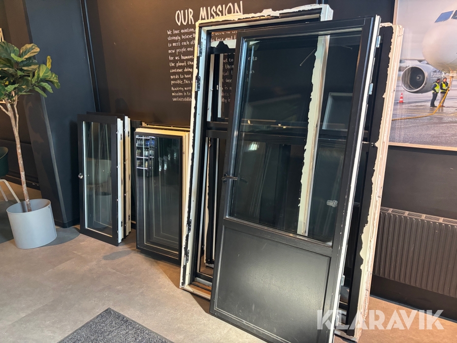 3-luftsfönster och fönsterdörr Snidex