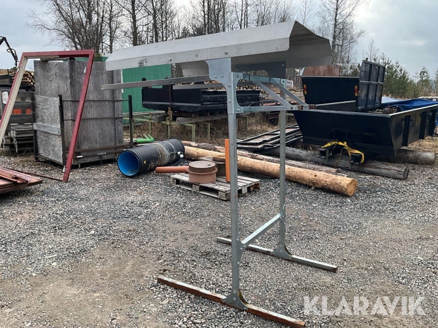 Spånfläkts ställning för storsäck