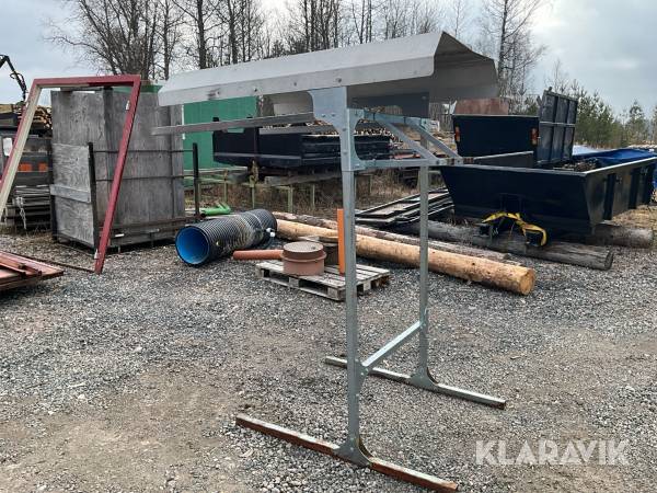 Spånfläkts ställning för storsäck