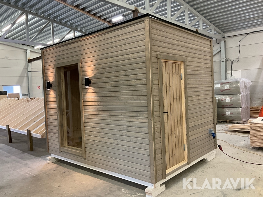 Bastu 8m2 med omklädningsrum (nybyggd)