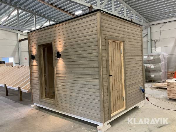 Bastu 8m2 med omklädningsrum (nybyggd)