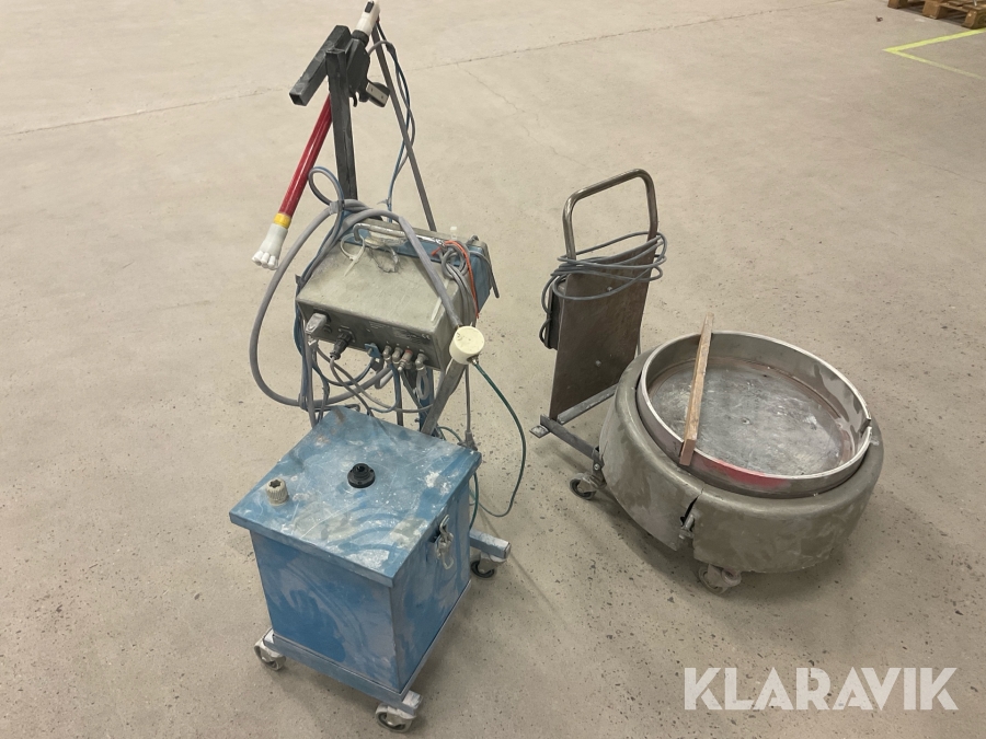 Pulverlackeringsutrustning Stjernquists F-202