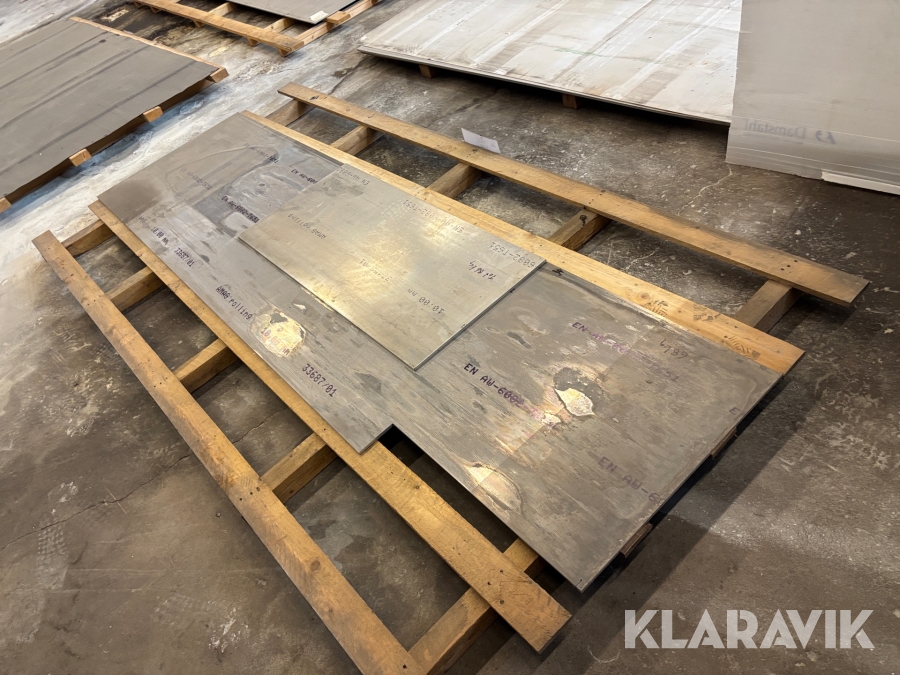Aluminiumplåt 2 st