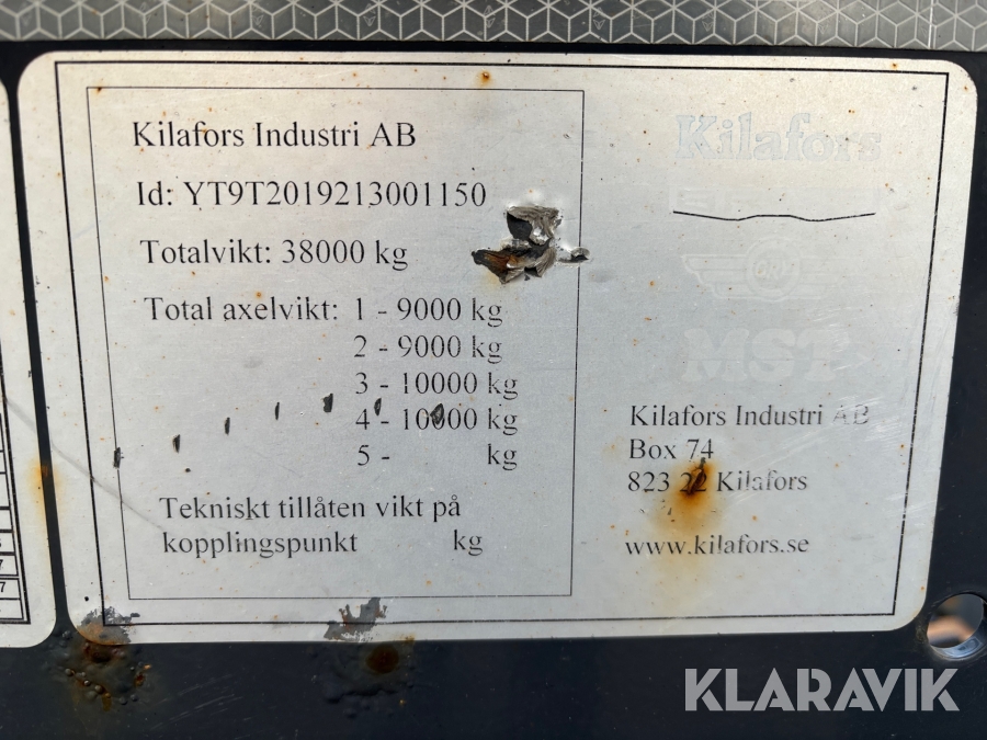 Släp Kilafors Timmersläp