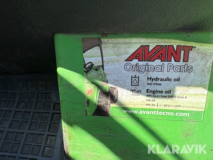 Kompaktlastare Avant 760i optidrive
