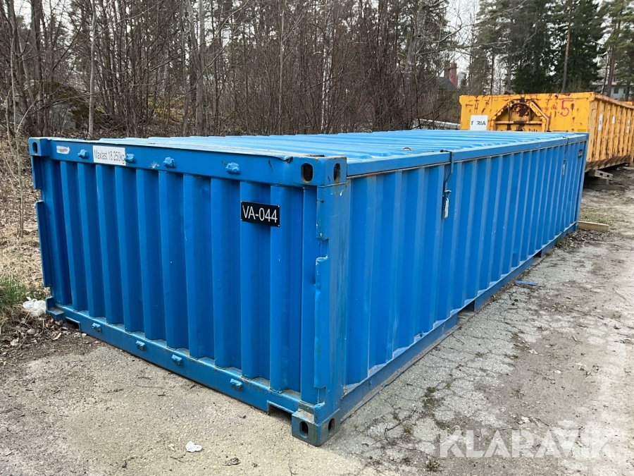 Container 20fot halvhöjdare med avtagbart tak
