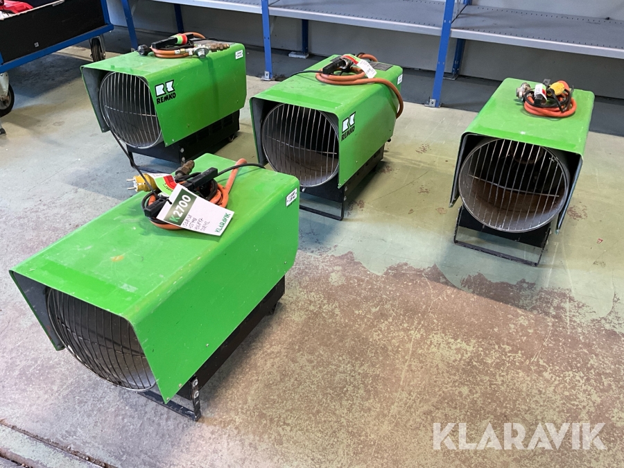 Värmare 4st Remko PGM60