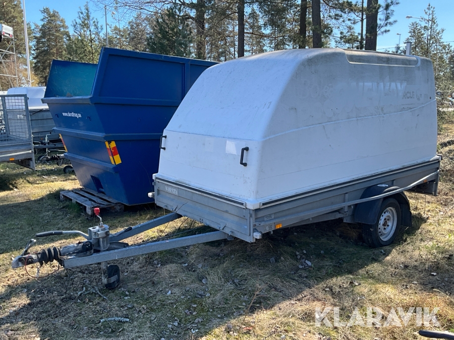 Personbilssläp Brenderup 1000 kg