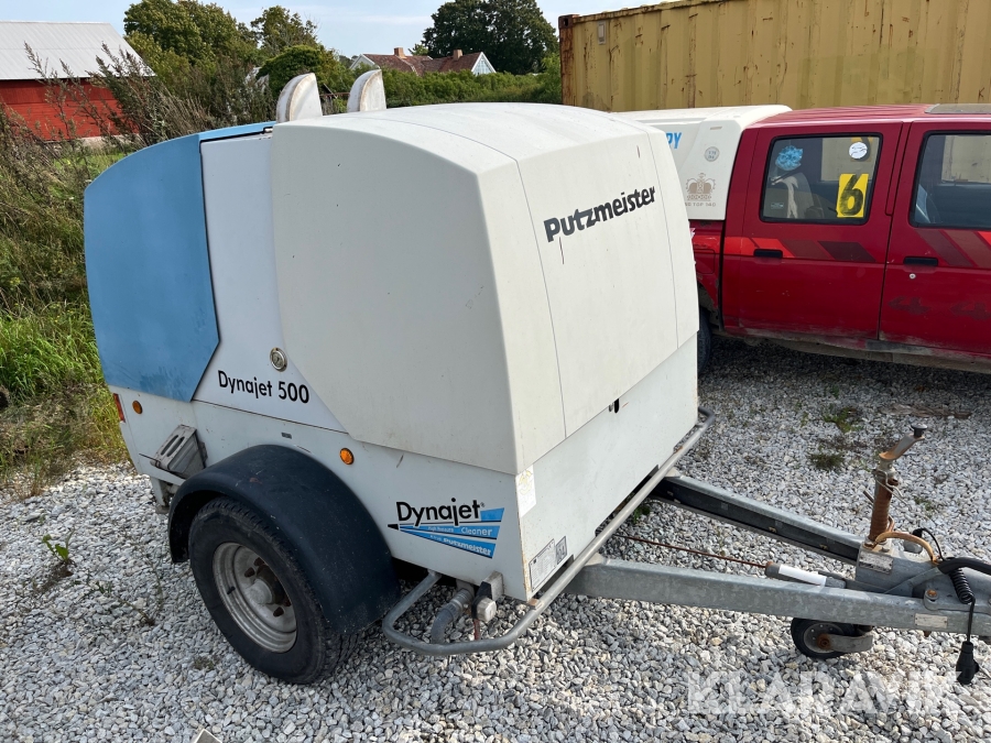Högtryckssläp Putzmeister Dynajet 500 TH med slangar och munstycke