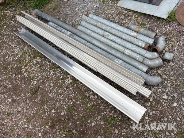 Takavvattning/hängrännor & stuprör 22st delar