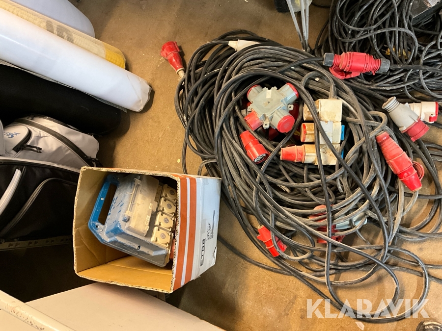 Kabel 3-fas, ca 75-100 m.