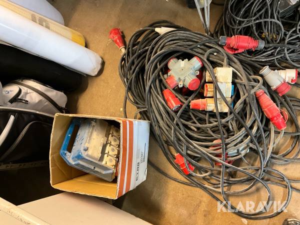 Kabel 3-fas, ca 75-100 m.
