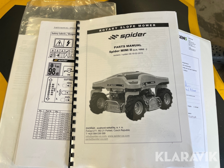 Robotgräsklippare Spider Mini II, Nacka, Klaravik auktioner