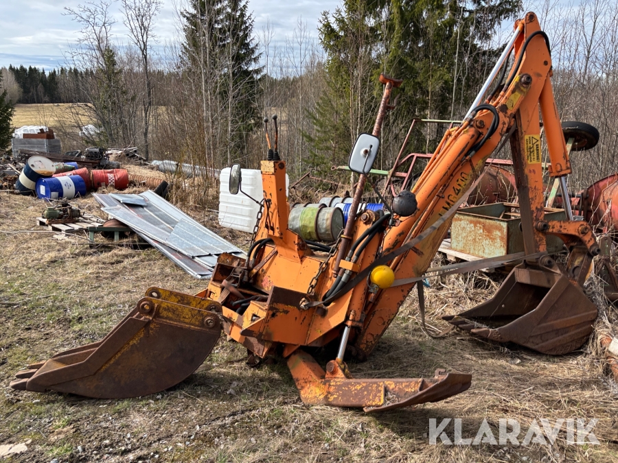 Grävaggregat till baklastare