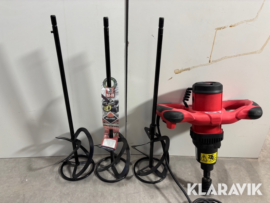 Betongvisp RUBI Rubmix 16 professional ergomax med tre vispar