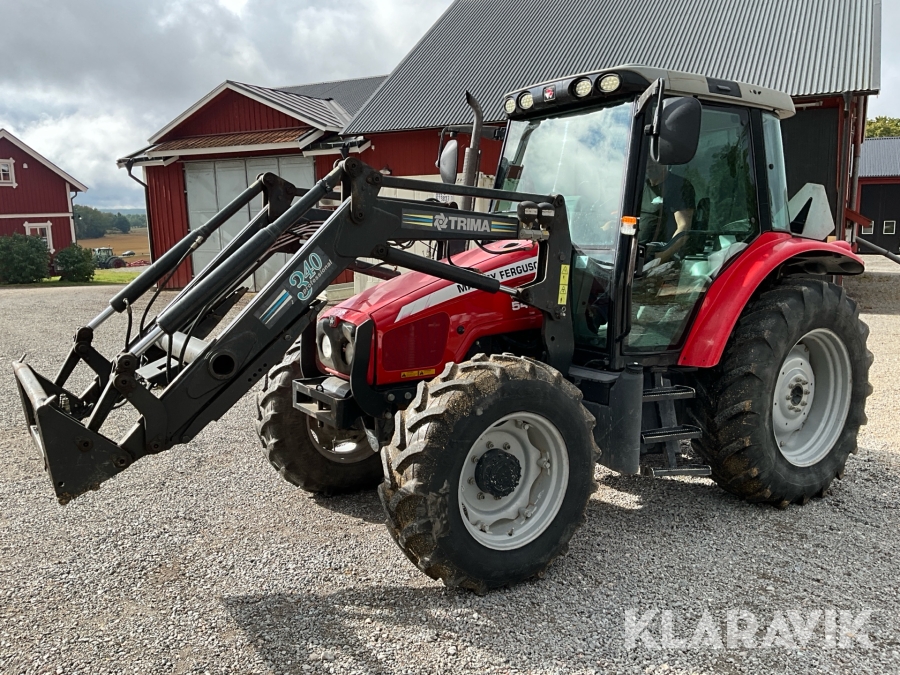 Traktor Massey Ferguson 5435 med lastare och 5st redskap