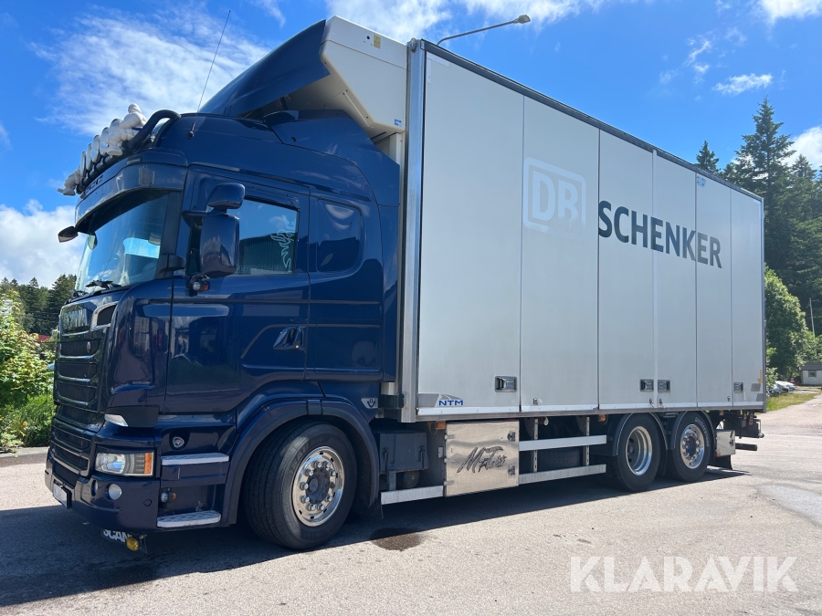Kylbil Scania R560 med bakgavellyft 2000 kg
