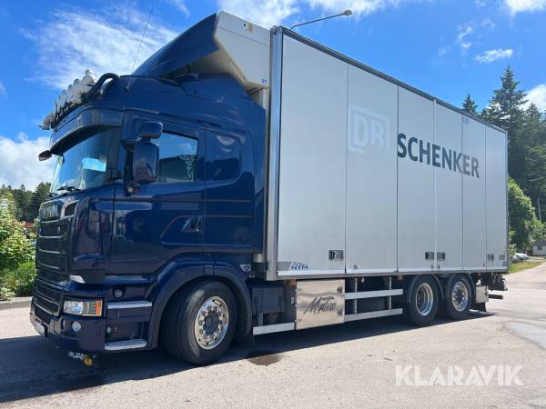 Kylbil Scania R560 med bakgavellyft 2000 kg