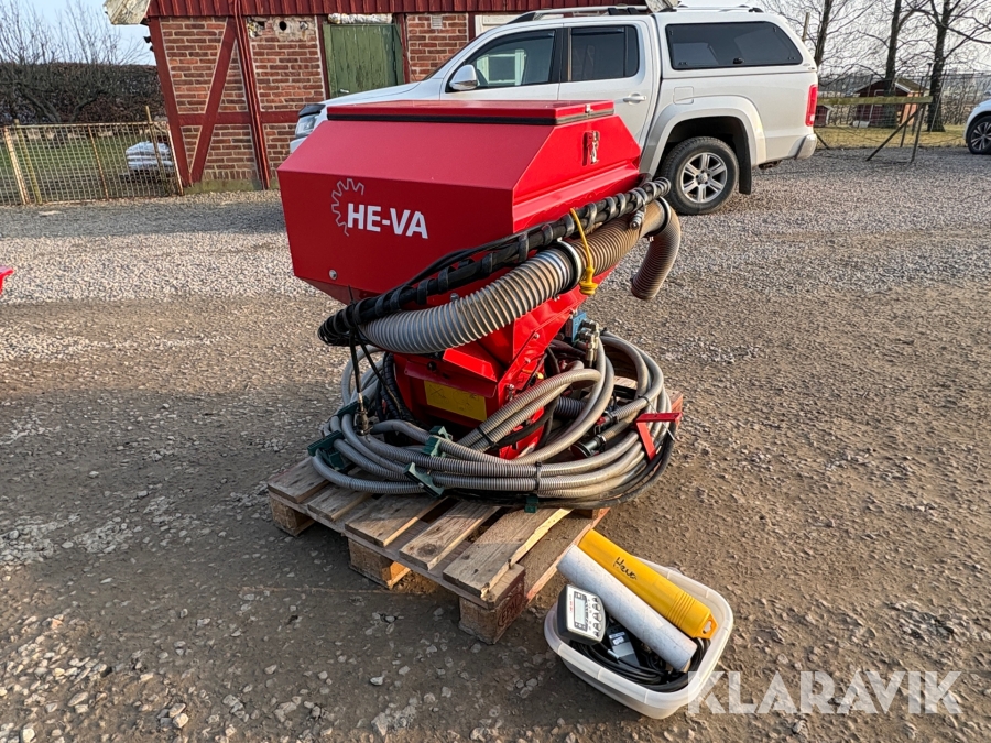 Hydraulisk Frösålåda HE-VA Multi seeder med elstyrning Radar
