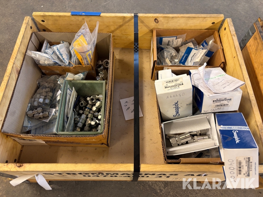 Parti med div Swagelok Swagelok varierande