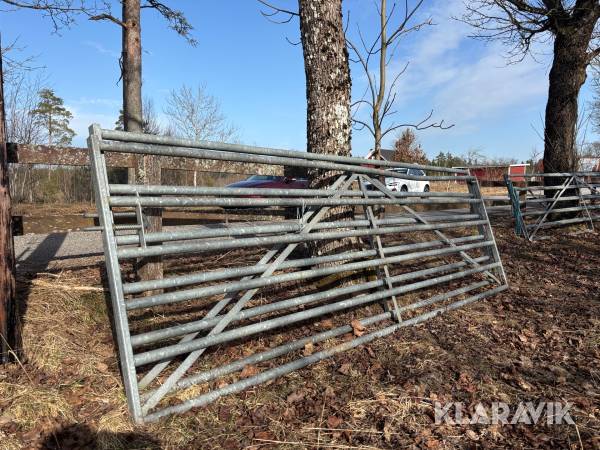 Gårdsgrind Kellfri galvade 2 st