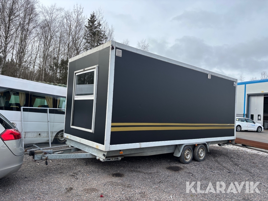 Mobil arbetsbod Modulvogne kontorsinredd / toalett