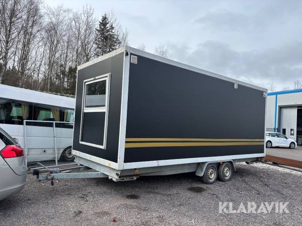 Mobil arbetsbod Modulvogne kontorsinredd / toalett