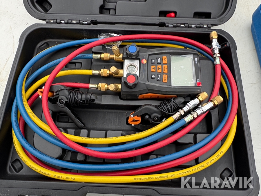 Manometerställ och vakuummätare Testo