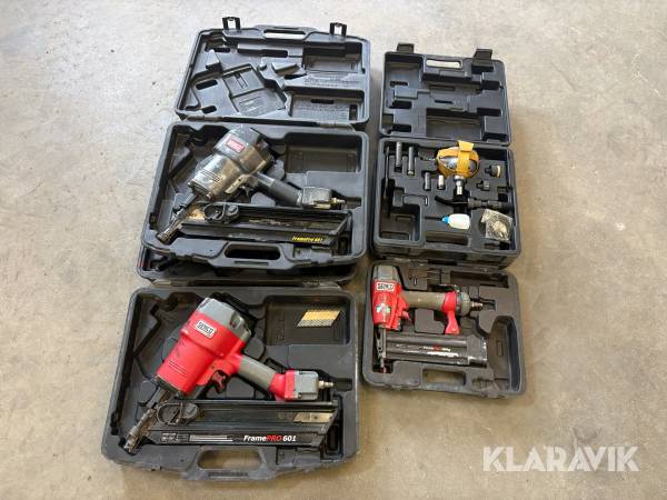 Spikpistoler med smörjutrustning Senco