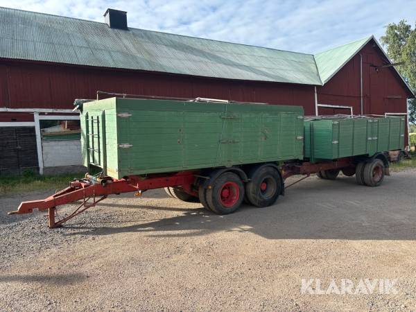 Spannmålsvagnar / tippkärror för spannmålståg
