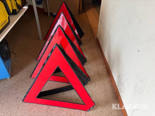 Varningstriangel Triopan ihopvikbar