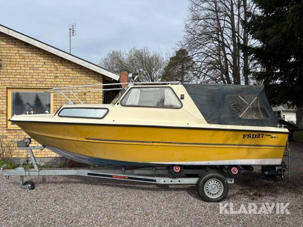 Motorbåt med trailer Finn Speed 555ht