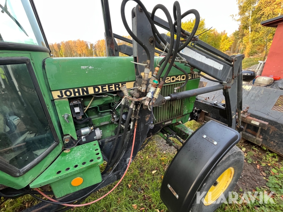 Traktor John Deere 2040S TSS, Håbo, Klaravik auktioner
